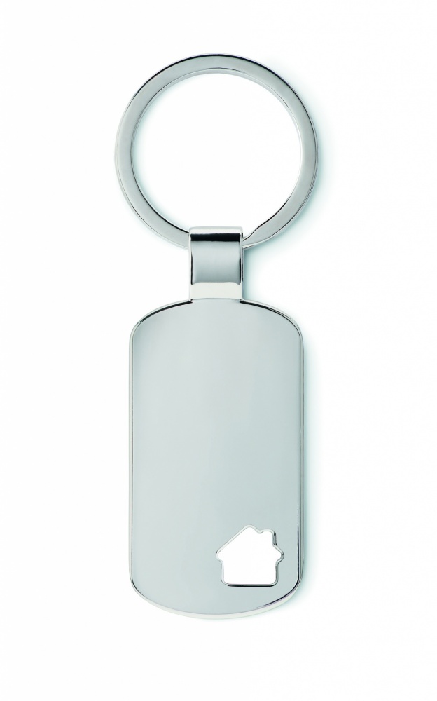 Logotrade advertising products photo of: Key ring with house detail Jelgava