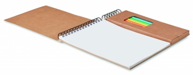Logotrade business gifts photo of: Colouring set with notepad