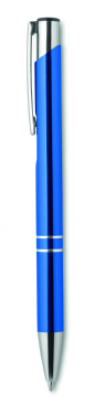 Logo trade promotional gift photo of: Push button aluminium pen BERN