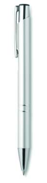 Logo trade promotional products image of: Push button aluminium pen BERN