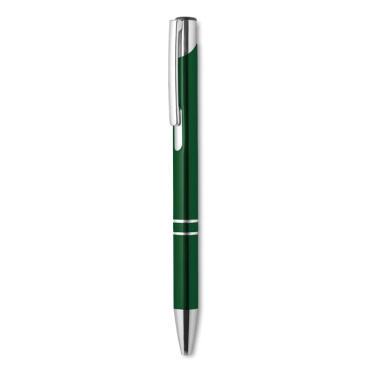 Logo trade promotional gift photo of: Push button aluminium pen BERN