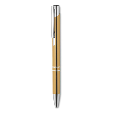 Logotrade promotional merchandise image of: Push button aluminium pen BERN