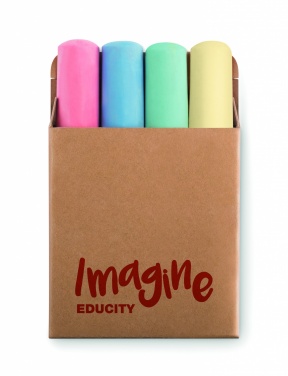 Logotrade advertising product image of: 4 chalk sticks
