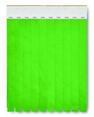Logo trade promotional products picture of: One sheet of 10 wristbands