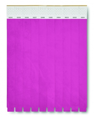 Logo trade corporate gifts image of: One sheet of 10 wristbands