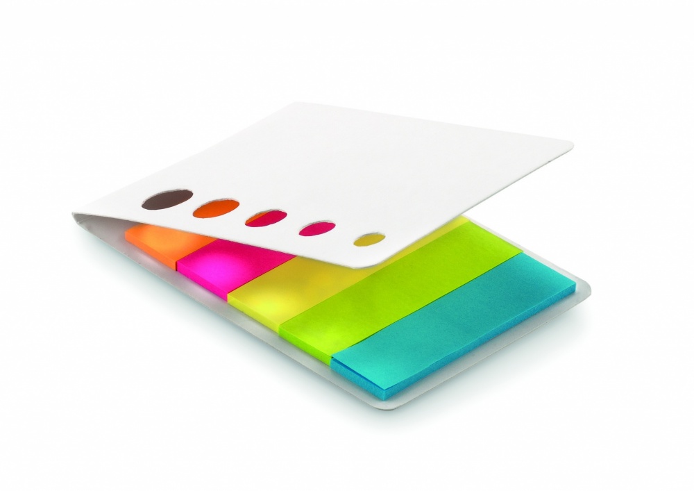 Logo trade advertising product photo of: Page markers pad