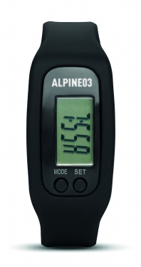 Logo trade promotional merchandise photo of: Pedometer bracelet FIT SET