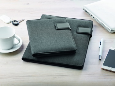 Logotrade promotional merchandise picture of: A4 folder with power bank