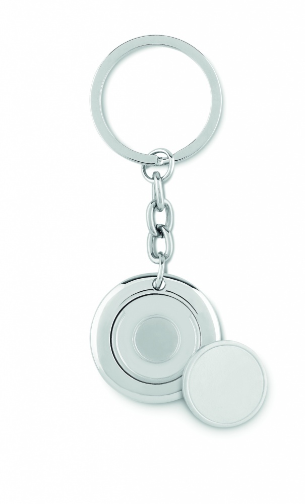 Logotrade business gifts photo of: Key ring with token Cēsis