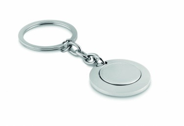 Logo trade promotional giveaway photo of: Key ring with token Cēsis