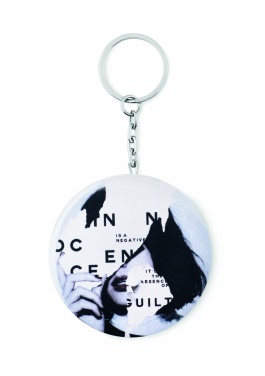 Logo trade promotional items image of: Key ring with bottle opener Madona