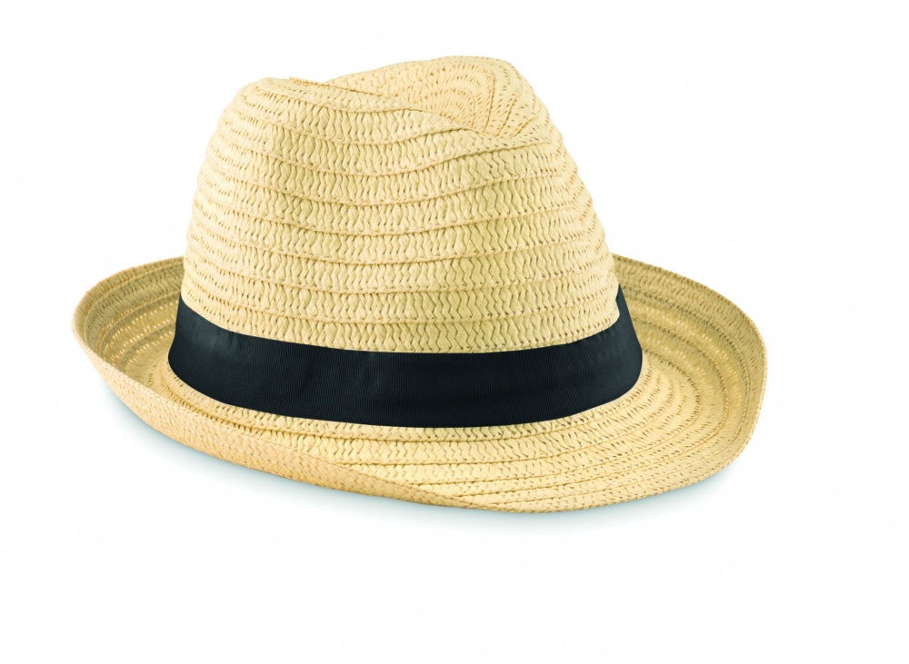 Logo trade advertising products image of: Paper straw hat