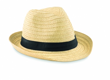 Logo trade promotional items image of: Paper straw hat