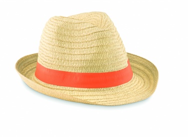 Logo trade promotional items image of: Paper straw hat