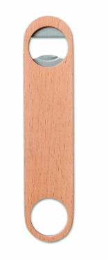 Logo trade corporate gifts image of: Wooden bottle opener