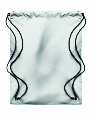 Logo trade corporate gift photo of: High reflective drawstring bag