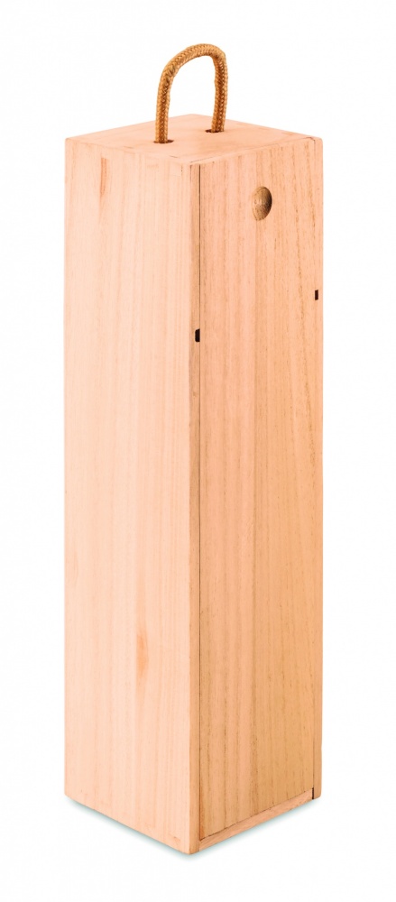 Logo trade promotional gift photo of: Wooden wine box