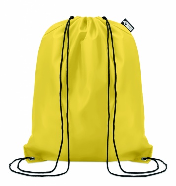 Logo trade promotional products image of: 190T RPET drawstring bag