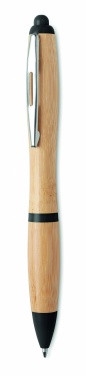 Logotrade promotional gifts photo of: Ballpoint pen made of ABS and bamboo