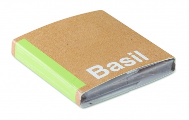 Logotrade promotional products photo of: Compost with seeds "BASIL"