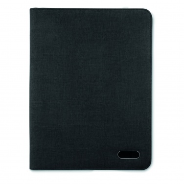 Logo trade promotional products image of: A4 conference folder zipped