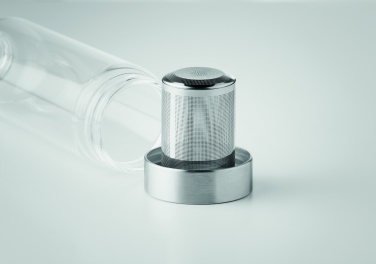 Logo trade promotional items image of: Single wall glass bottle 500ml