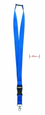 Logotrade advertising product picture of: Lanyard with metal hook 25mm