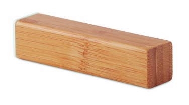 Logotrade advertising products photo of: Power bank bamboo 2200 mAh POWERBAM
