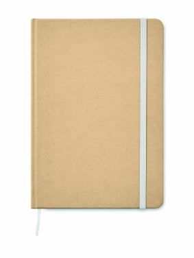 Logo trade promotional merchandise picture of: A5 recycled notebook 80 lined