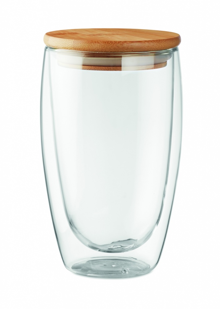 Logotrade advertising products photo of: Double wall  glass 450 ml Frankfurt