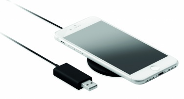 Logo trade business gifts image of: Ultrathin wireless charger 10W