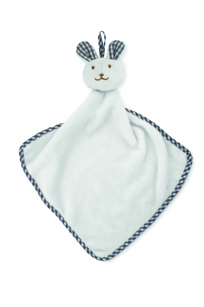 Logo trade promotional products image of: Plush rabbit design baby towel