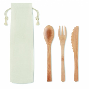 Logotrade promotional item picture of: Bamboo cutlery set