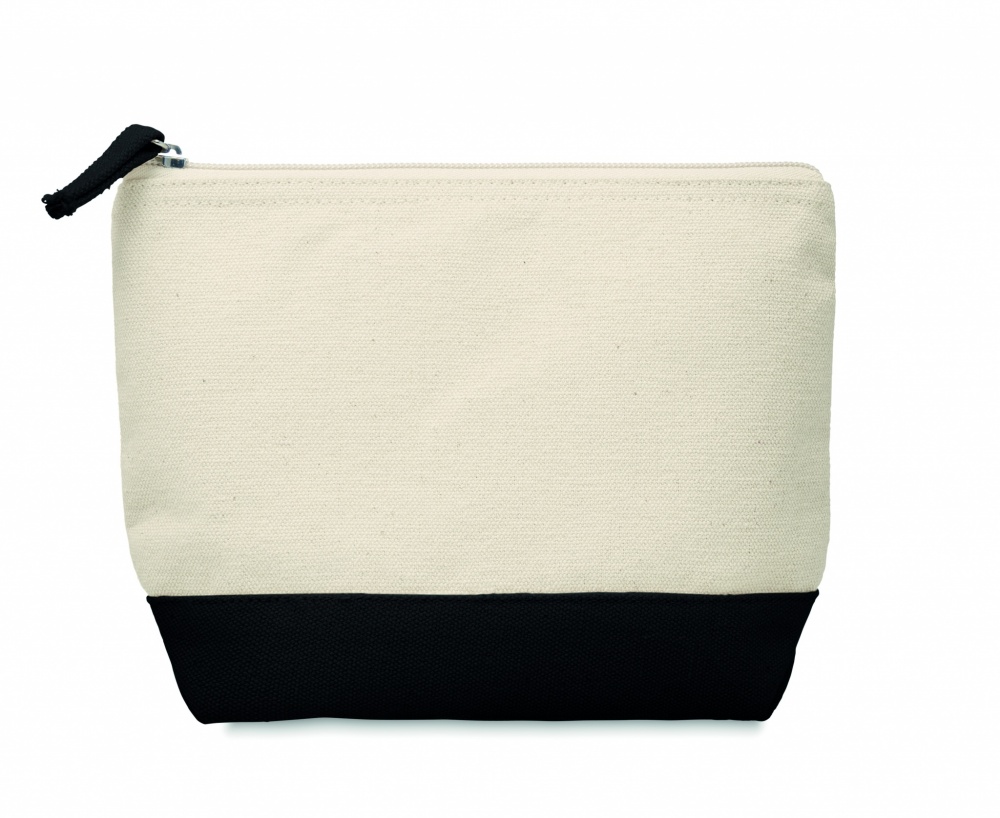 Logotrade advertising product picture of: Bicolour cotton cosmetic bag
