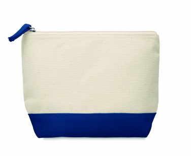 Logotrade promotional gift picture of: Bicolour cotton cosmetic bag