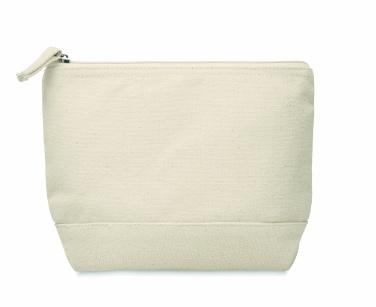 Logotrade promotional item image of: Bicolour cotton cosmetic bag