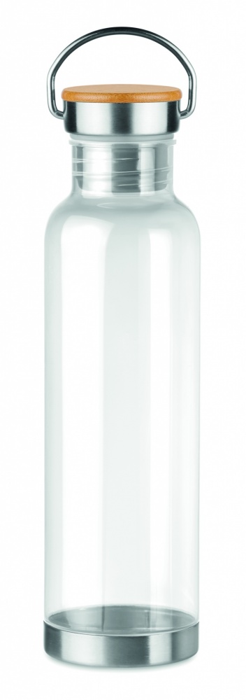 Logo trade promotional items image of: Tritan 800ml bottle bamboo top