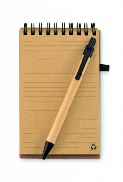 Logotrade promotional gift image of: A6 Cork notepad with pen