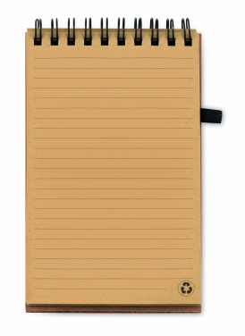 Logotrade promotional giveaway image of: A6 Cork notepad with pen