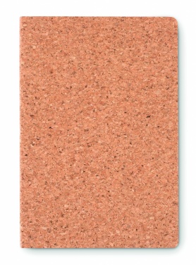 Logo trade promotional giveaway photo of: A5 cork notebook 96 lined
