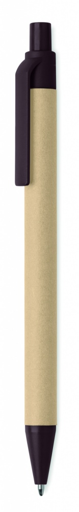 Logotrade advertising product picture of: Push ball pen coffee husk/ABS