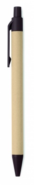Logotrade promotional items photo of: Push ball pen coffee husk/ABS
