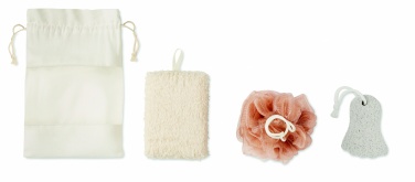 Logo trade corporate gifts picture of: Bath set in cotton pouch