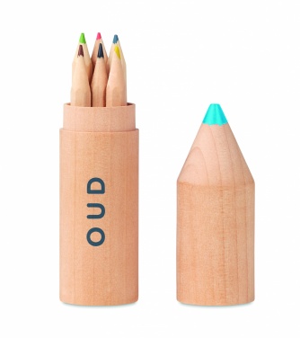 Logotrade corporate gift picture of: 6 pencils in wooden box