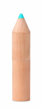 Logo trade promotional giveaways image of: 6 pencils in wooden box