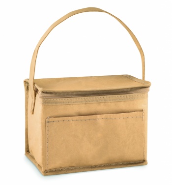 Logo trade business gift photo of: 6 can woven paper cooler bag