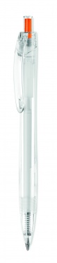 Logo trade promotional items image of: RPET push ball pen