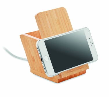 Logotrade promotional products photo of: Wireless charger pen holder 5W BAICOI