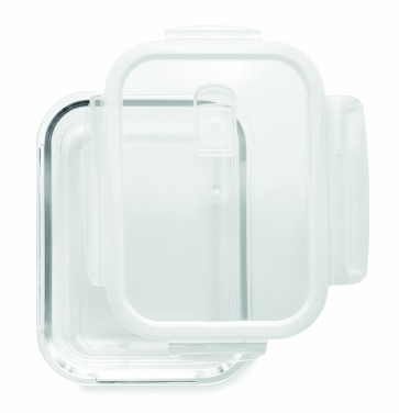 Logo trade corporate gifts image of: Glass lunchbox & PP lid 900ml