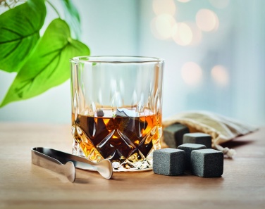 Logo trade promotional item photo of: Whisky set in bamboo box